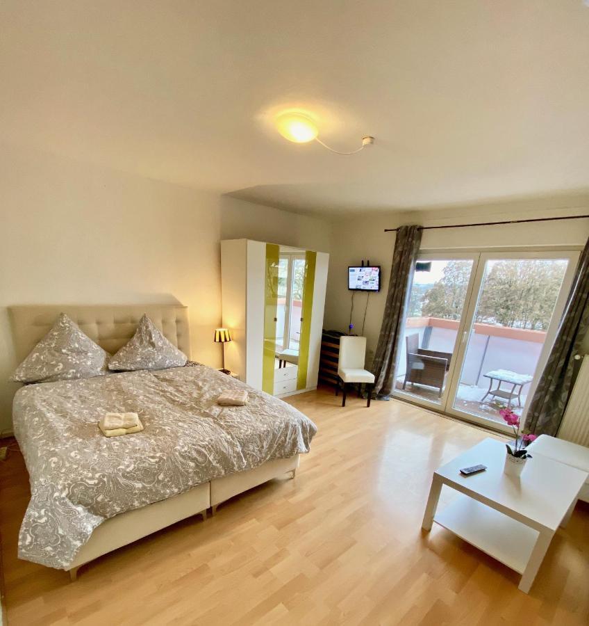 Apartmán Zentrales Wg-Zimmer 1 Ravensburg, Balkon, Kamin Exteriér fotografie